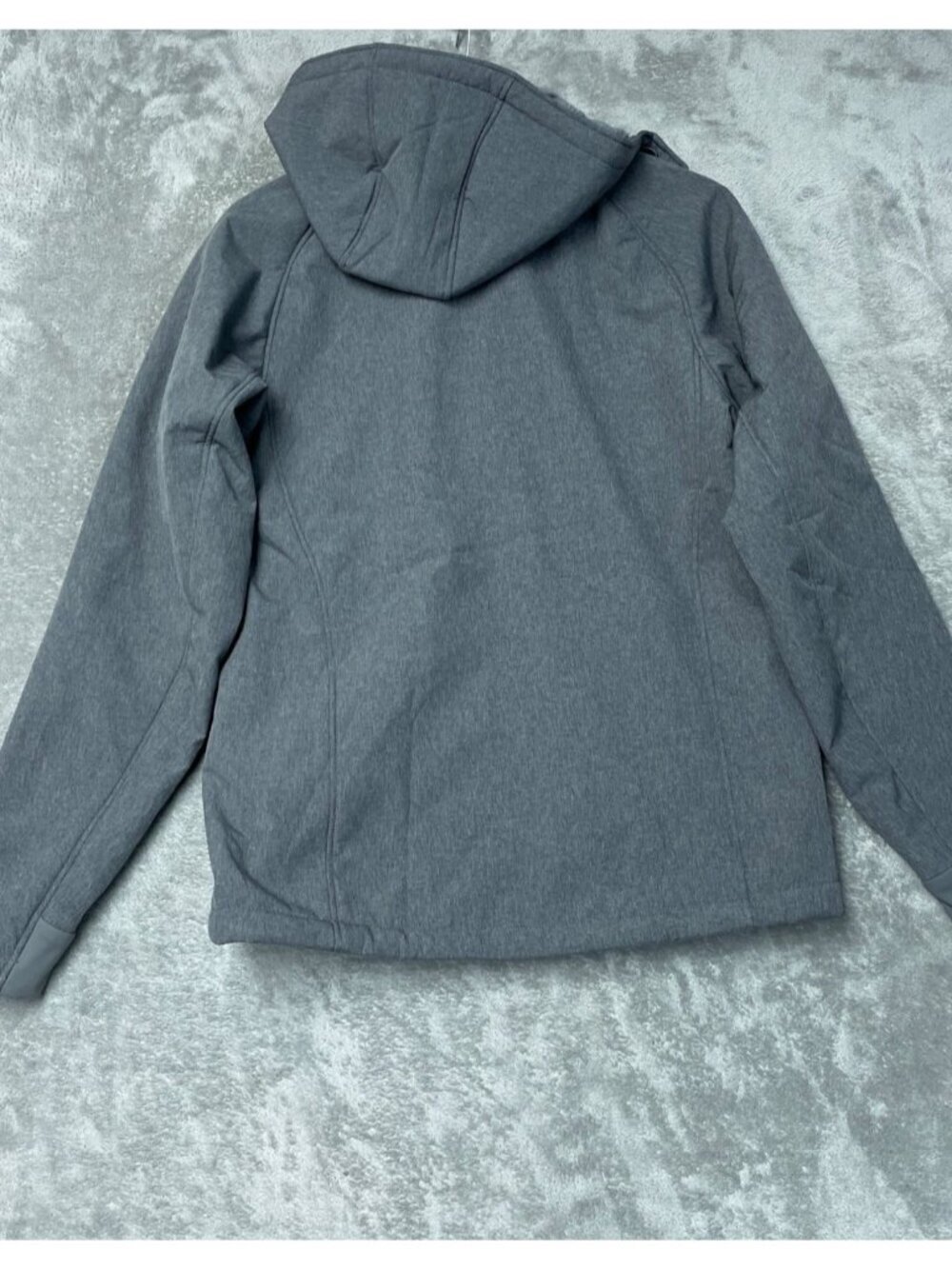 Kirkland Signature Men's S Gray Hooded Windbreaker Jacket K1053 - Picture 5 of 8